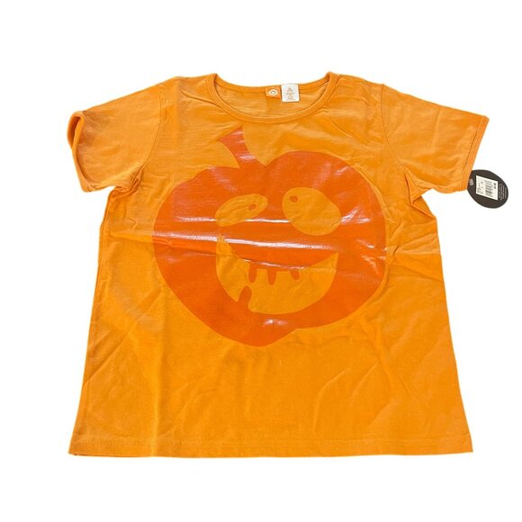 Target Other - NEW Target Halloween Pumpkin Orange Cotton Kids/Youth SS T-Shirt, Size 14/16 NWT